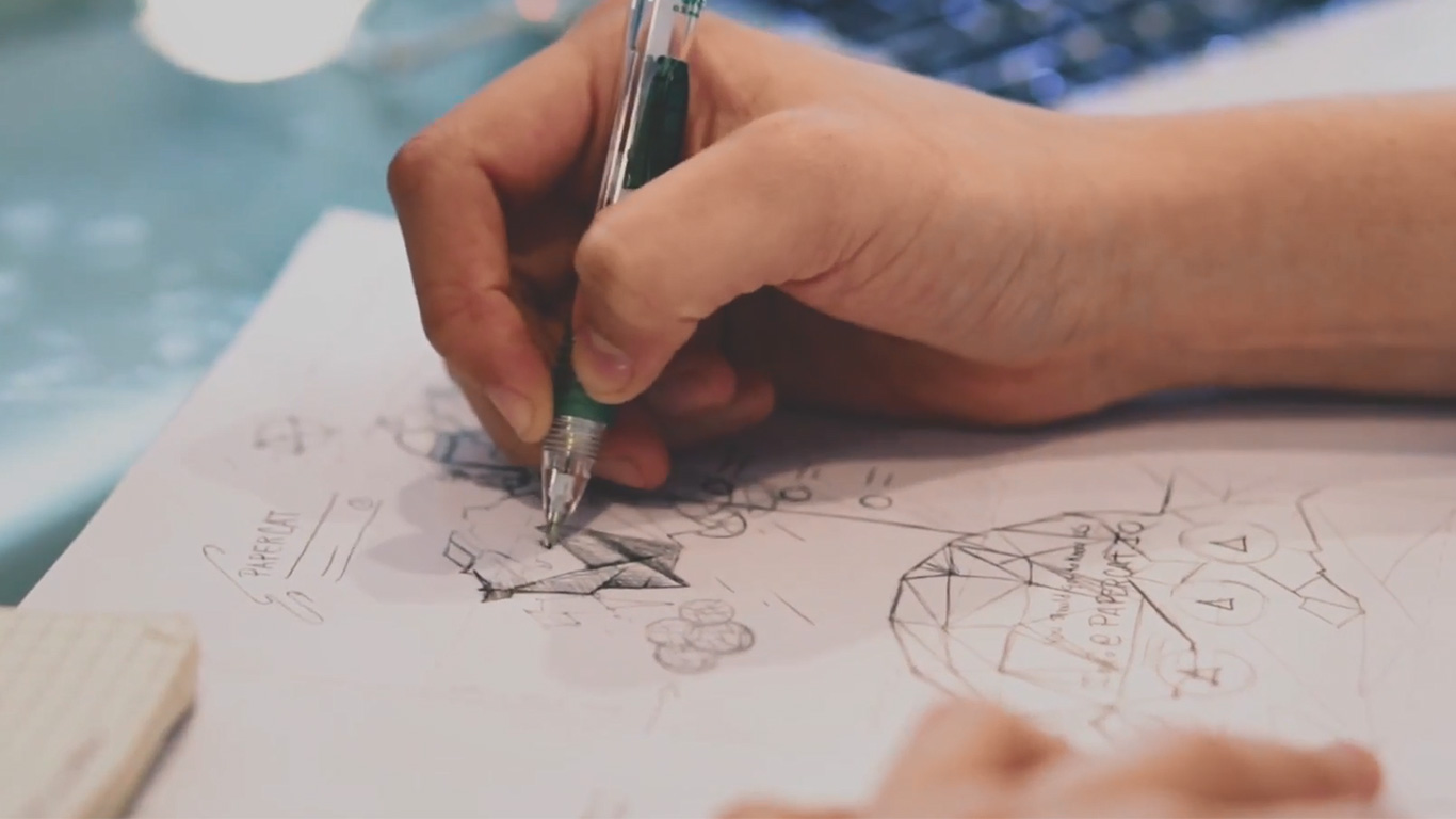 Depict functionality with detailed diagrams on LightBoard presentations